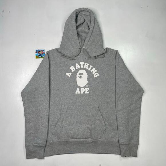 BAPE College Pullover Hoodie Size L - Picture 1 of 8